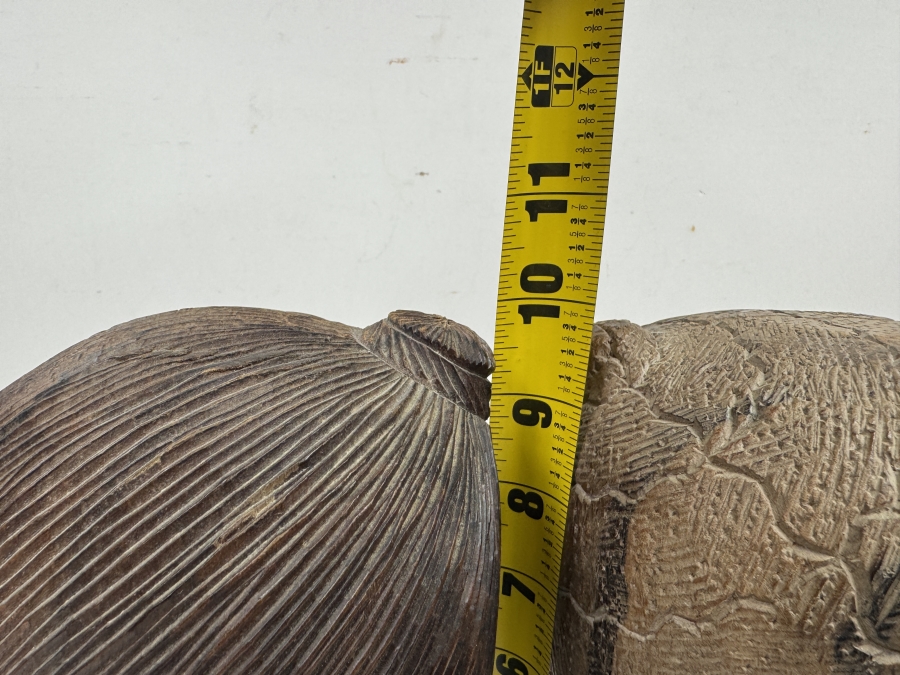 Just Added - Vintage African Hand-Carved Wood Bust Sculptures 10'H [Photo 4]