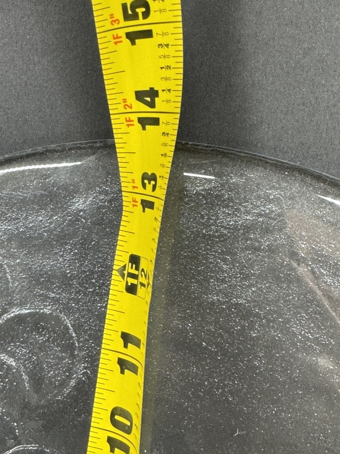 Just Added - Vintage Kosta Boda 'Grape' Platter, Swedish Art Glass Designed By Ann Wärff 15'W x 13.5'H [Photo 4]