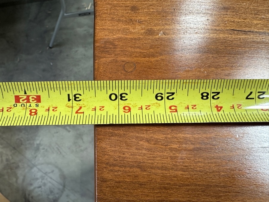 Just Added - Vintage Japanese Small Wooden Secretary Desk 30.5'W X 13'D X 44'H [Photo 6]