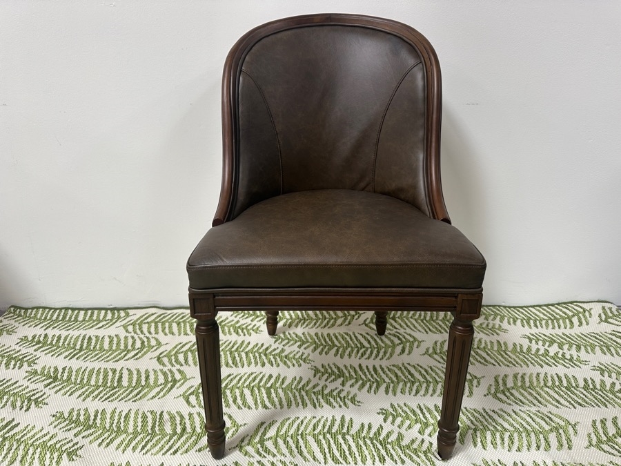Just Added - Faux Leather Desk Chair [Photo 2]