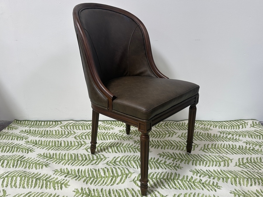 Just Added - Faux Leather Desk Chair [Photo 3]