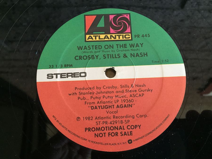 Crosby, Stills & Nash ‎- Wasted On The Way - Atlantic ‎- PR 445 - PROMO [Photo 5]