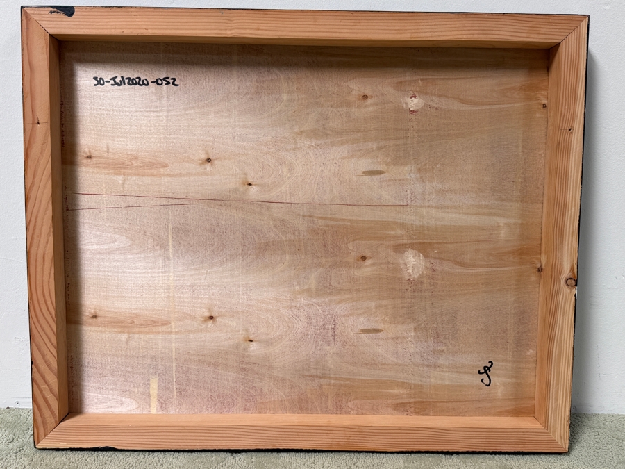 Santos Orellana (B. 1974, American) Original Acrylic Painting On Plywood Signed Verso 'The Art Of Santos' Urban Pop Artwork 30' X 24' With Substantial Hand Painted Wooden Frame SO-JUL2020-052 Estimate $1,000-$1,400 [Photo 7]