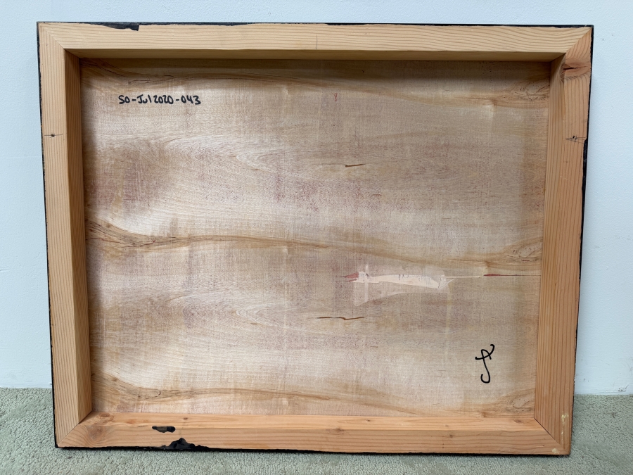 Santos Orellana (B. 1974, American) Original Acrylic Painting On Plywood Signed Verso 'The Art Of Santos' Urban Pop Artwork 30' X 24' With Substantial Hand Painted Wooden Frame SO-JUL2020-043 Estimate $1,000-$1,400 [Photo 8]