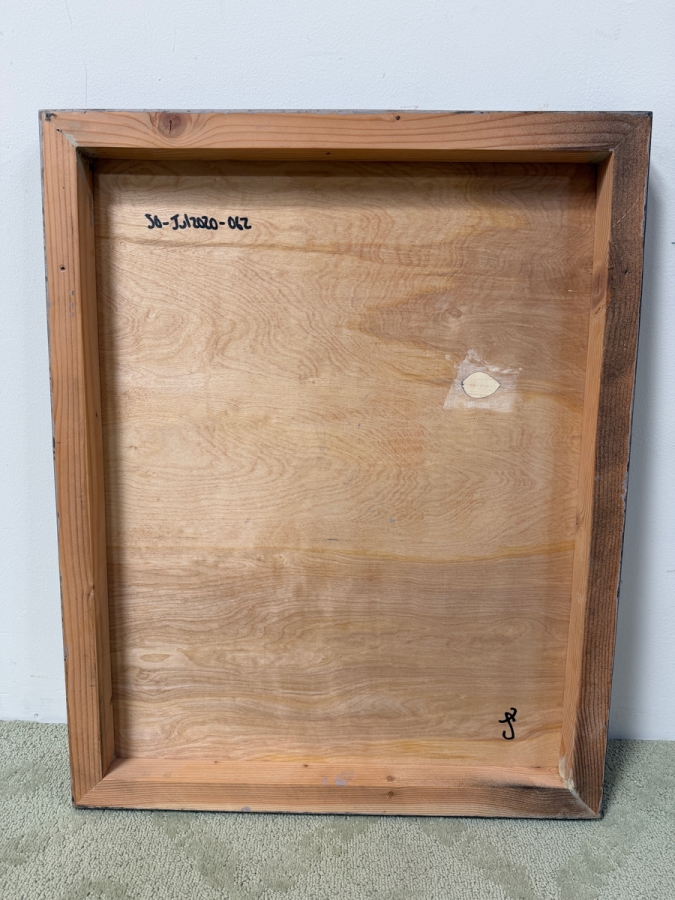 Santos Orellana (B. 1974, American) Original Acrylic Painting On Plywood Signed Verso 'The Art Of Santos' Urban Pop Artwork 24' X 30' With Substantial Hand Painted Wooden Frame SO-JUL2020-062 Estimate $1,000-$1,400 [Photo 4]