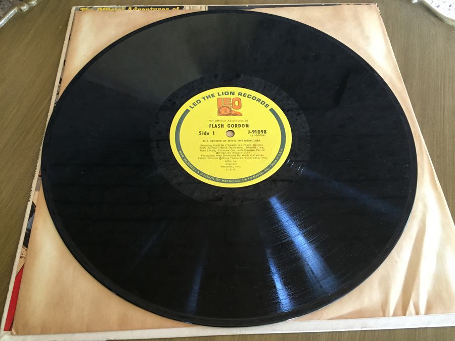 The Official Adventures Of Flash Gordon - Leo The Lion Records ‎- CH-1028 [Photo 4]