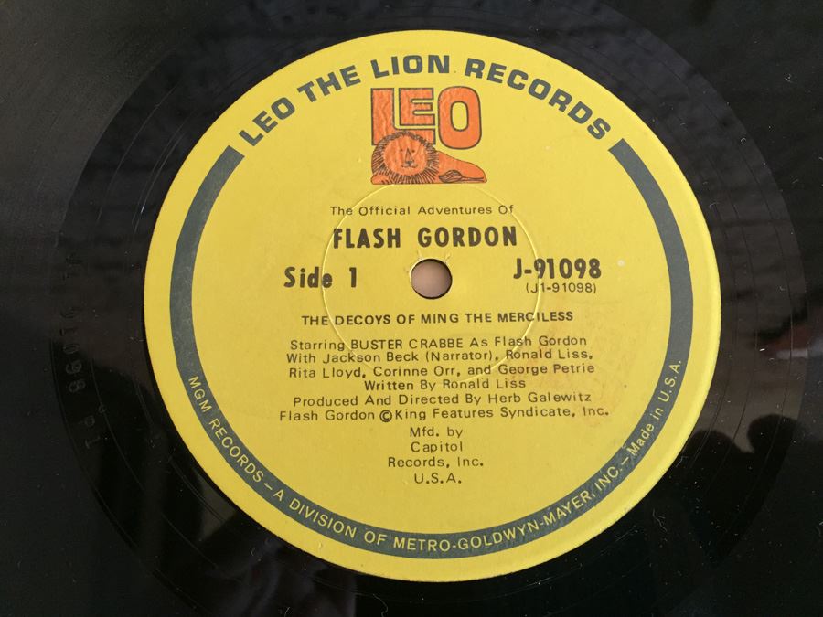 The Official Adventures Of Flash Gordon - Leo The Lion Records ‎- CH-1028 [Photo 5]