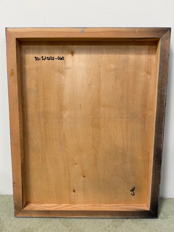 Santos Orellana (B. 1974, American) Original Acrylic Painting On Plywood Signed Verso 'The Art Of Santos' Urban Pop Artwork 24' X 30' With Substantial Hand Painted Wooden Frame SO-JUL2020-060 Estimate $1,000-$1,400 [Photo 6]