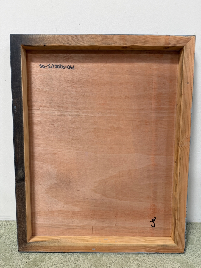 Santos Orellana (B. 1974, American) Original Acrylic Painting On Plywood Signed Verso 'The Art Of Santos' Urban Pop Artwork 24' X 30' With Substantial Hand Painted Wooden Frame SO-JUL2020-061 Estimate $1,000-$1,400 [Photo 5]