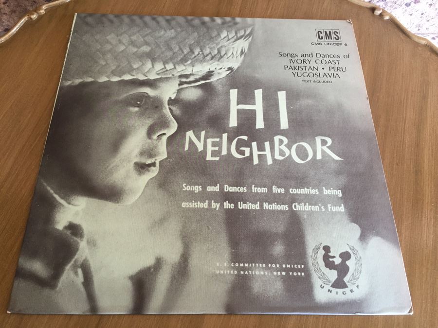 Hi Neighbor Record 6 -  U.S. Committee for UNICEF - PB-1342