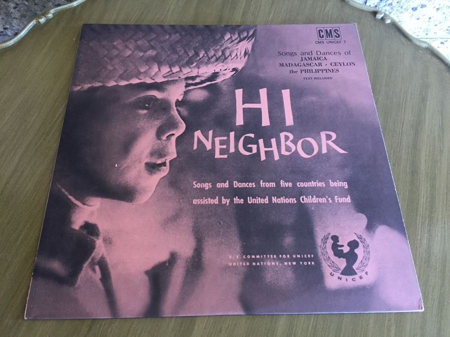 Hi Neighbor Record 7 -  U.S. Committee for UNICEF - RB-250