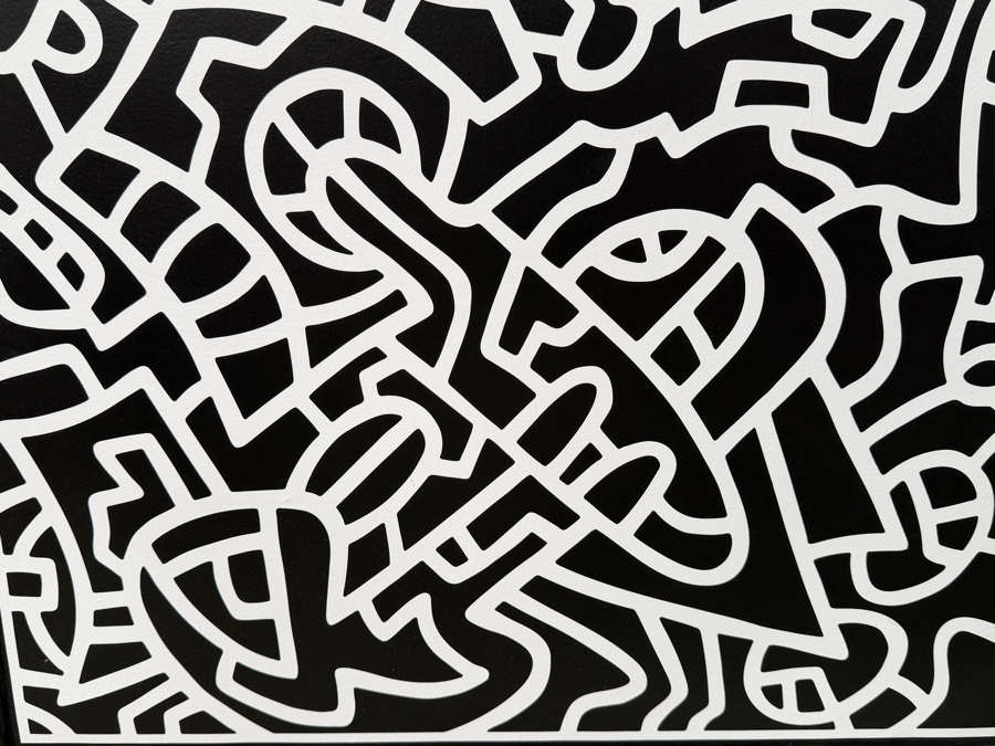 Santos Orellana (B. 1974, American) Original Acrylic Painting On Plywood 'The Art Of Santos' Urban Pop Artwork 26' X 20' With Substantial Hand Painted Wooden Frame Estimate $800-$1,000 [Photo 2]