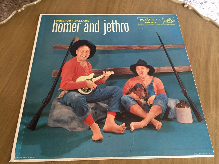 Homer And Jethro ‎- Barefoot Ballads - RCA Victor ‎- LPM-1412