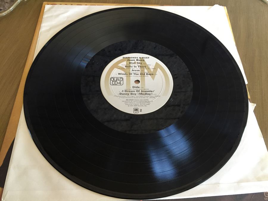 Joan Baez ‎- Diamonds & Rust - A&M Records ‎- QU-54527 - Quadraphonic - CD-4 [Photo 5]