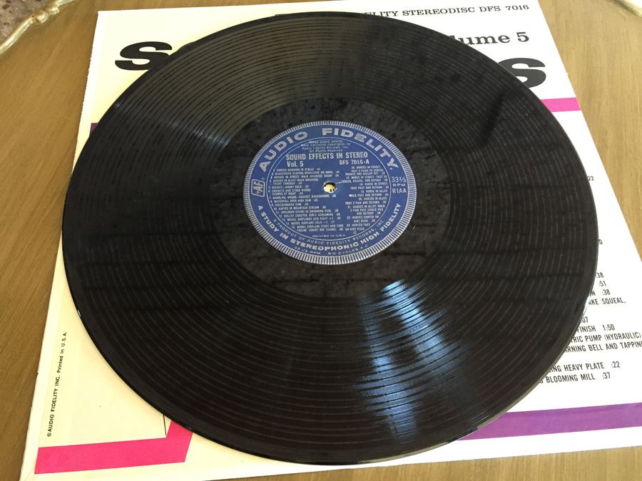 Sound Effects, Volume 5 - Audio Fidelity ‎- DFS 7016 [Photo 5]
