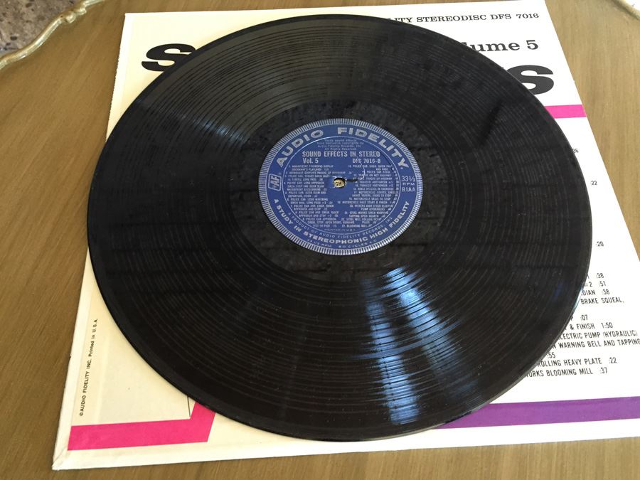 Sound Effects, Volume 5 - Audio Fidelity ‎- DFS 7016 [Photo 3]