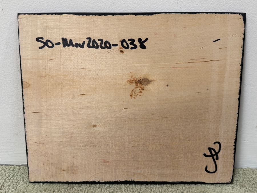 Santos Orellana (B. 1974, American) Original Acrylic Painting On Plywood Signed Verso 'The Art Of Santos' Urban Pop Artwork 10' X 8' SO-MAR2020-038 Estimate $125-$150 [Photo 3]
