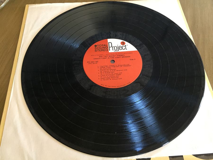 Enoch Light And The Light Brigade ‎- Hit Movie Themes - The Total Sound ‎- PR 5051 SD - Quadraphonic - 4 Channel [Photo 7]