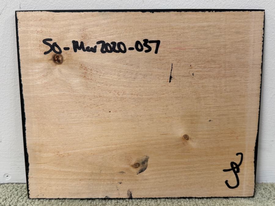 Santos Orellana (B. 1974, American) Original Acrylic Painting On Plywood Signed Verso 'The Art Of Santos' Urban Pop Artwork 10' X 8' SO-MAR2020-057 Estimate $125-$150 [Photo 4]