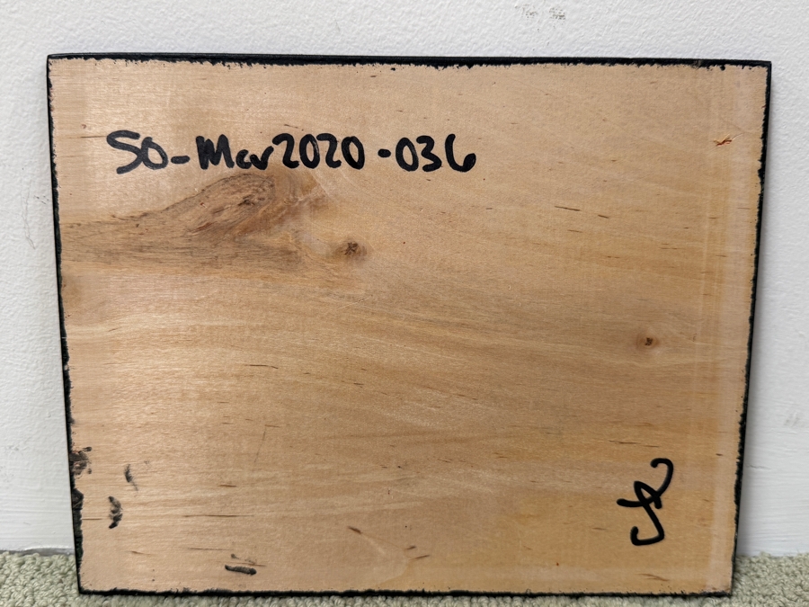 Santos Orellana (B. 1974, American) Original Acrylic Painting On Plywood Signed Verso 'The Art Of Santos' Urban Pop Artwork 10' X 8' SO-MAR2020-036 Estimate $125-$150 [Photo 4]