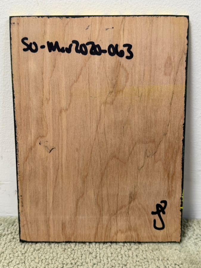 Santos Orellana (B. 1974, American) Original Acrylic Painting On Plywood Signed Verso 'The Art Of Santos' Urban Pop Artwork 6' X 8' SO-MAR2020-063 Estimate $75-$100 [Photo 2]