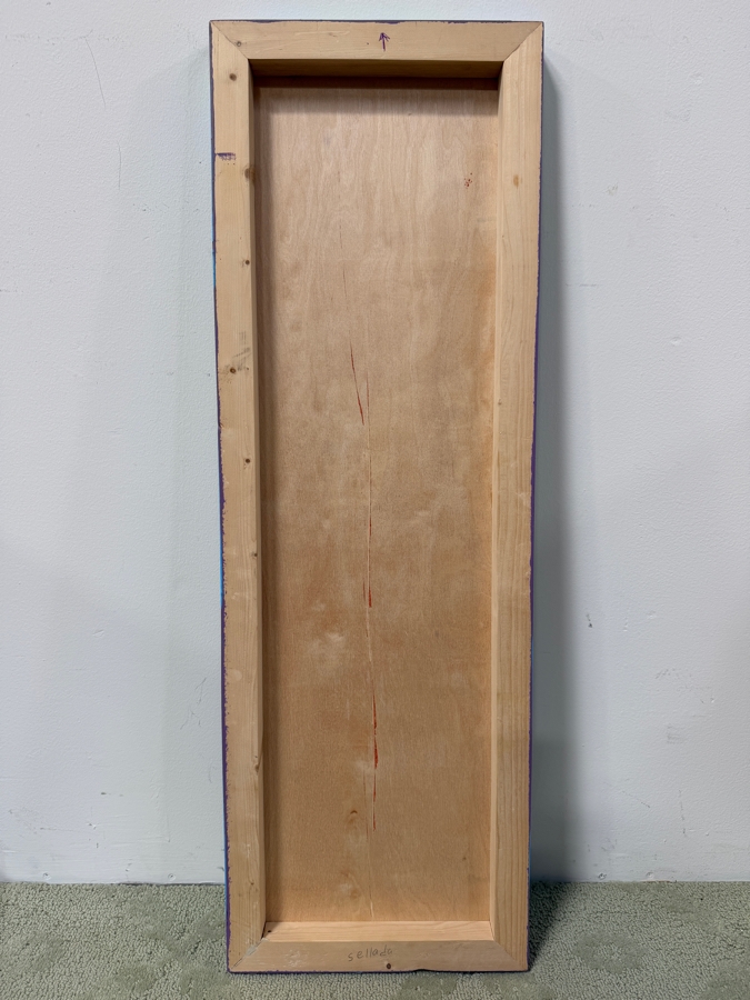 Santos Orellana (B. 1974, American) Original Acrylic Painting On Plywood 'The Art Of Santos' Urban Pop Artwork 12' X 36' Estimate $650-$850 [Photo 6]