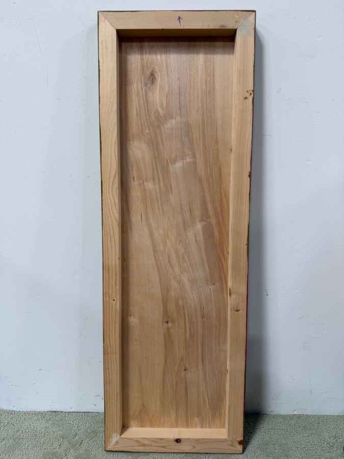 Santos Orellana (B. 1974, American) Original Acrylic Painting On Plywood 'The Art Of Santos' Urban Pop Artwork 12' X 36' With Solid Hand Painted Wooden Frame Estimate $650-$850 [Photo 6]