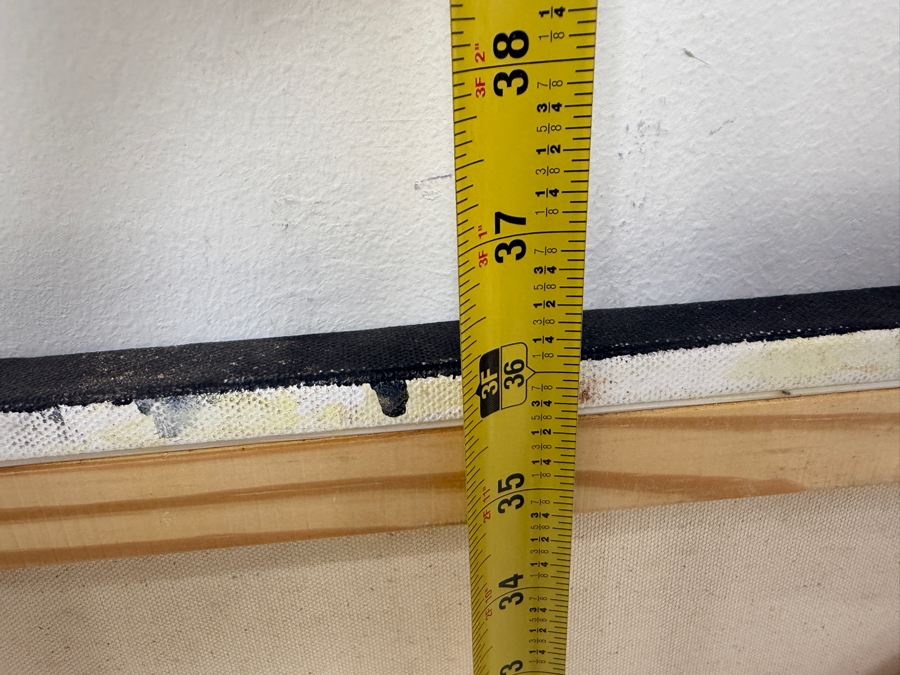 Gerrit Greve (1948-2024, Cardiff by the Sea, CA) Original Abstract Acrylic Spirit Boat Painting On Canvas Signed Verso And Dated 2014 36' X 36' Estimate $1,100-$2,200 [Photo 9]