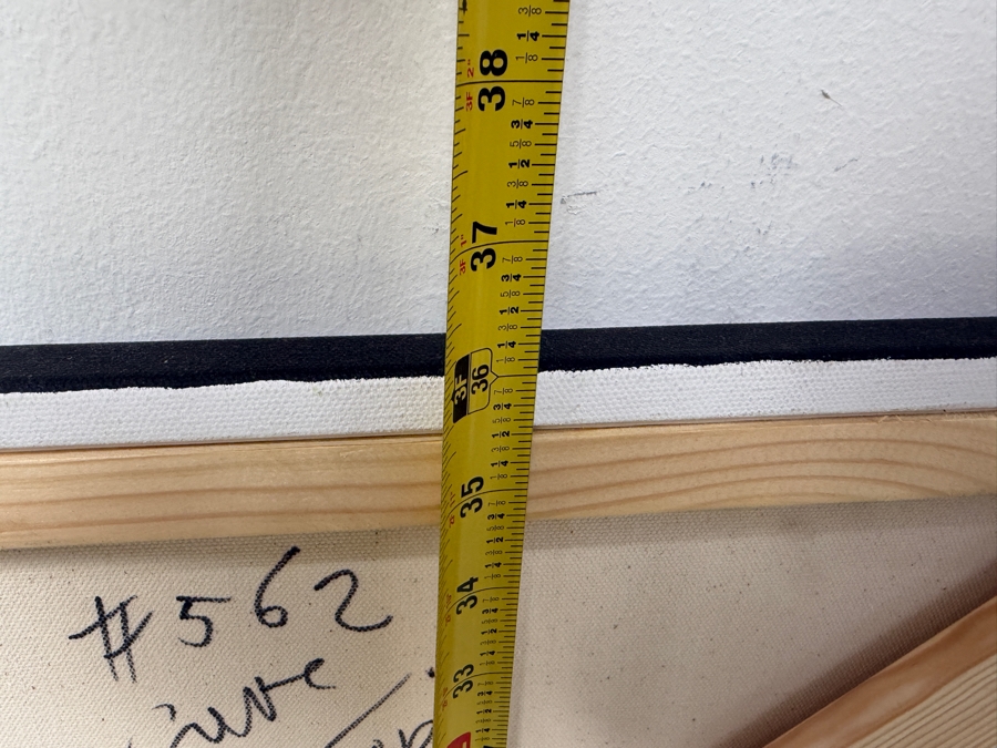 Gerrit Greve (1948-2024, Cardiff by the Sea, CA) Original Acrylic Painting On Canvas Abstract Color Field In Manner Of Mark Rothko Signed Verso Titled '#562' And Dated 2019 36' X 36' Estimate $1,100-$2,200 [Photo 9]