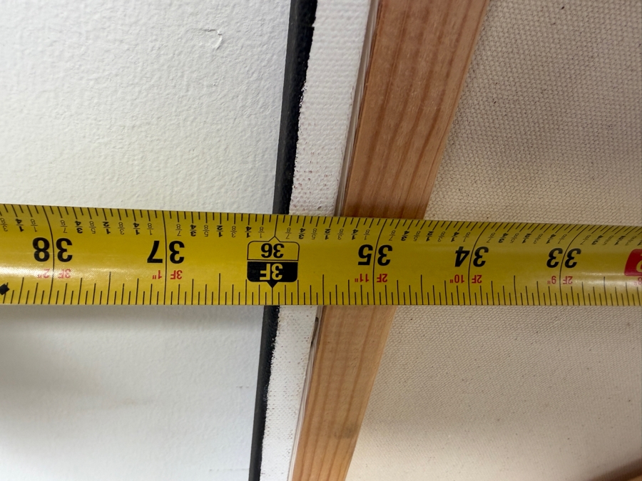 Gerrit Greve (1948-2024, Cardiff by the Sea, CA) Original Acrylic Painting On Canvas Abstract Color Field In Manner Of Mark Rothko Signed Verso Titled '#562' And Dated 2019 36' X 36' Estimate $1,100-$2,200 [Photo 8]