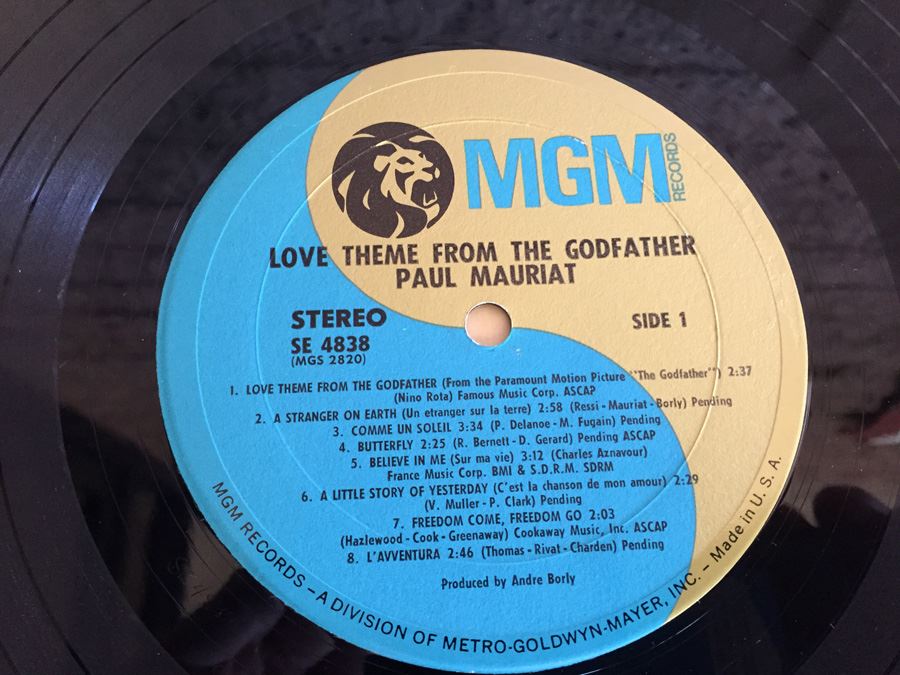 Paul Mauriat ‎- Love Theme From The Godfather - MGM Records ‎- SE 4838 [Photo 4]