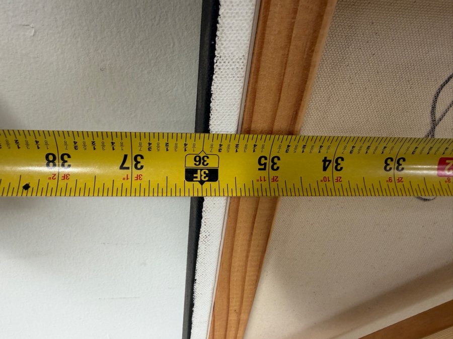 Gerrit Greve (1948-2024, Cardiff by the Sea, CA) Original Acrylic Painting On Canvas Titled 'Wonderment 30' Signed Verso Dated 2017 36' X 36' Estimate $1,100 -$2,200 [Photo 6]