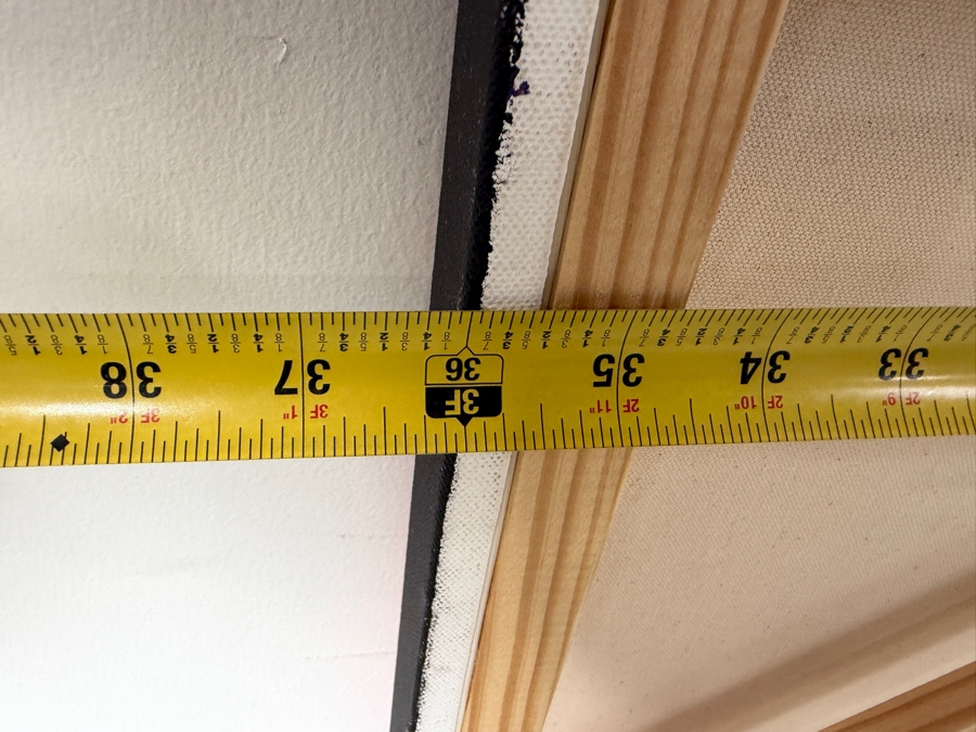 Gerrit Greve (1948-2024, Cardiff by the Sea, CA) Original Acrylic Painting On Canvas Titled 'Wonderment 14' Signed Verso Dated 2016 36' X 36' Estimate $1,100 -$2,200 [Photo 11]