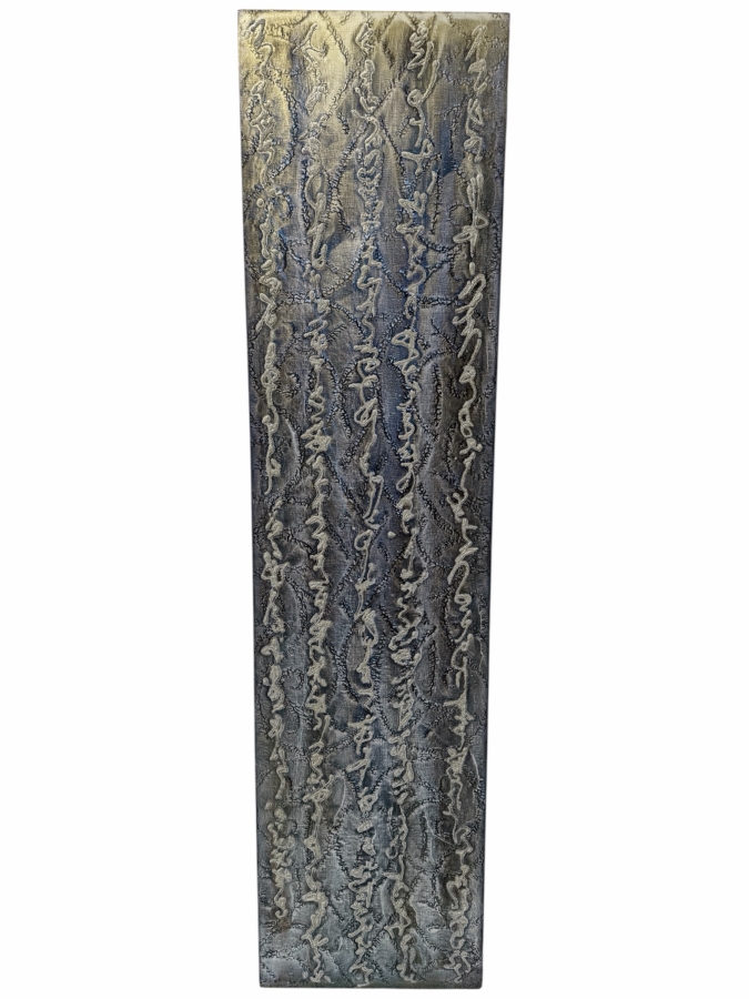 Gerrit Greve (1948-2024, Cardiff by the Sea, CA) Original Acrylic Painting On Canvas Titled “Page 84 (The Tao)” Signed Verso Dated 2006 15” X 60” Estimate $1,000 - $2,000