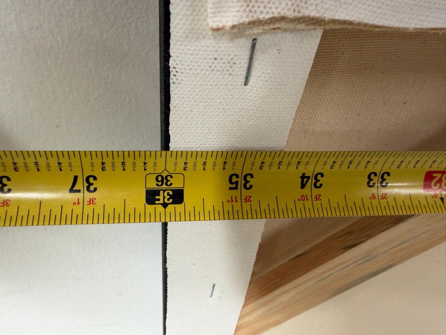 Gerrit Greve (1948-2024, Cardiff by the Sea, CA) Original Acrylic Reeds Painting On Canvas Untitled Signed Verso Dated 2022 36” x 36” Estimate $1,100 - $2,200 [Photo 8]