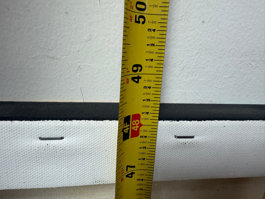 Gerrit Greve (1948-2024, Cardiff by the Sea, CA) Original Acrylic Painting On Canvas Untitled Rocks Unsigned 48” X 48” Estimate $1,900 - $3,800 [Photo 8]