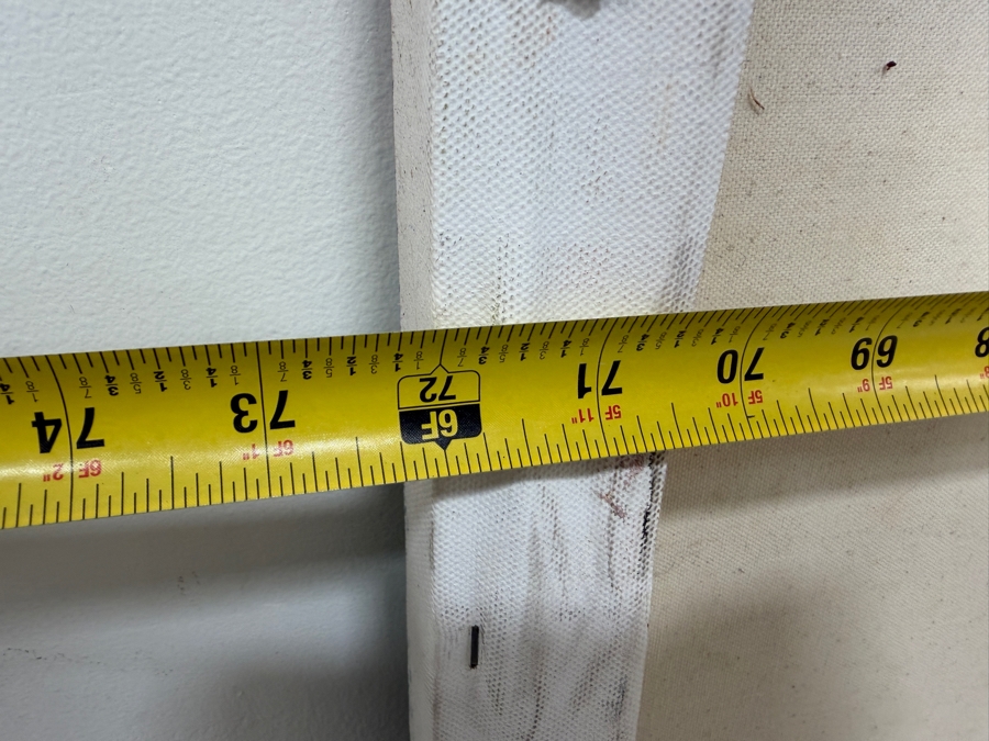 Gerrit Greve (1948-2024, Cardiff by the Sea, CA) Original Acrylic Painting On Canvas Untitled Waves Signed Verso Dated 2013 72” X 48” Estimate $2,800 - $5,700 [Photo 8]