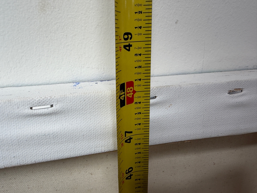 Gerrit Greve (1948-2024, Cardiff by the Sea, CA) Original Acrylic Painting On Canvas Untitled Waves Signed Verso Dated 2013 72” X 48” Estimate $2,800 - $5,700 [Photo 9]