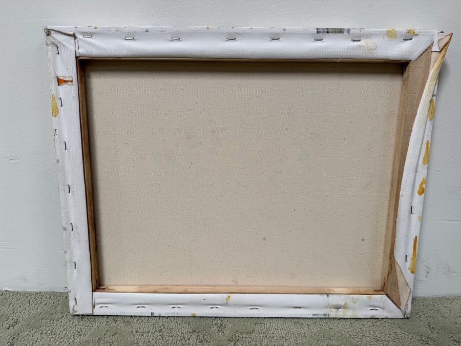 Gerrit Greve (1948-2024, Cardiff by the Sea, CA) Original Acrylic Mixed-Media Sand Painting On Canvas Untitled Unsigned 20' X 16' Estimate $275 - $525 [Photo 4]