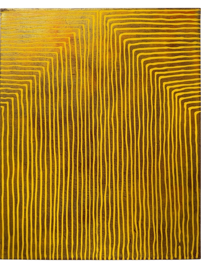 Gerrit Greve (1948-2024, Cardiff by the Sea, CA) Original Acrylic Painting On Canvas Titled 'Dreaming 65' Unsigned 16' X 20' Estimate $275 - $525