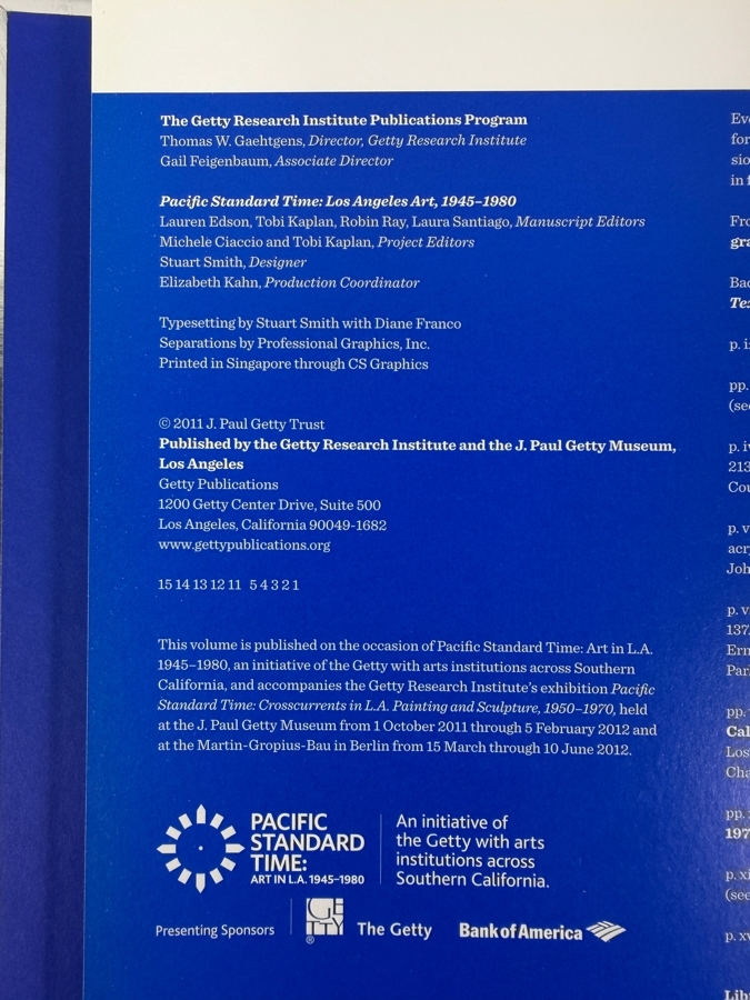 Hardcover Art Book Pacific Standard Time Los Angeles Art 1945-1980 [Photo 5]