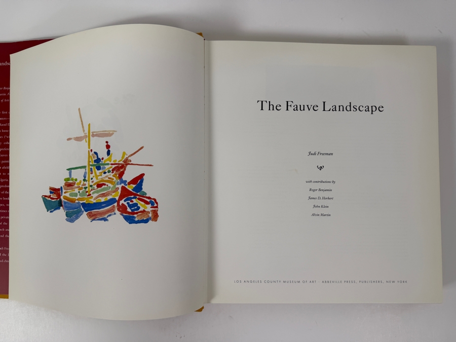 First Edition Hardcover Art Book The Fauve Landscape 1990 [Photo 3]