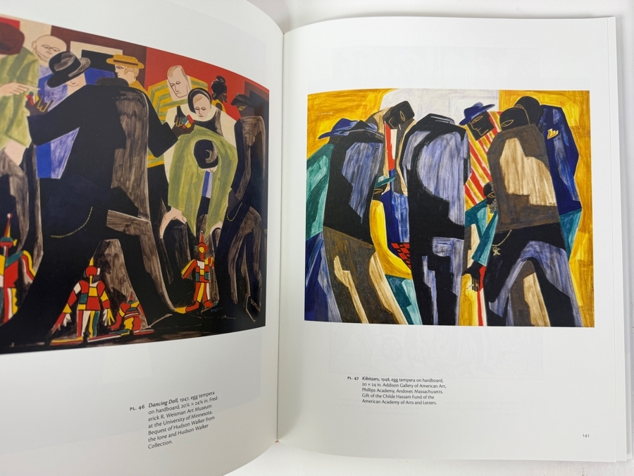 Pair Of Hardcover Art Books With Slipcover The Complete Jacob Lawrence: Over The Line - The Art And Life Of Jacob Lawrence And Jacob Lawrence - Paintings, Drawings, And Murals (1935-1999) 2000 [Photo 12]