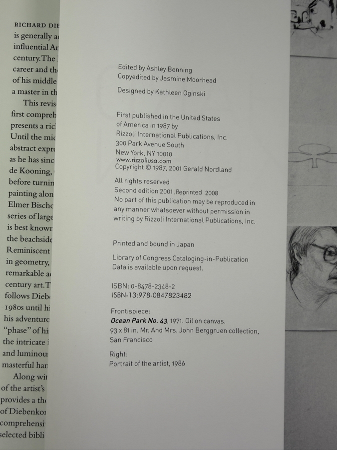 Hardcover Artbook Richard Diebenkorn Revised And Expanded Published By Rizzoli 2008 [Photo 4]