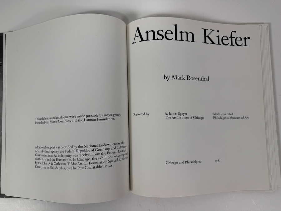 Softcover Art Book Anselm Kiefer [Photo 5]