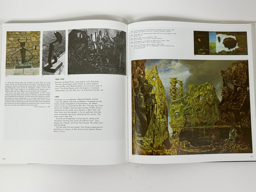 Hardcover Art Book With Slipcase Max Ernst With 683 Illustrations Published By Konemann [Photo 7]
