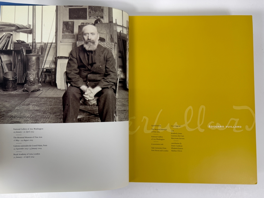 Hardcover Art Book Edouard Vuillard 2003 [Photo 2]