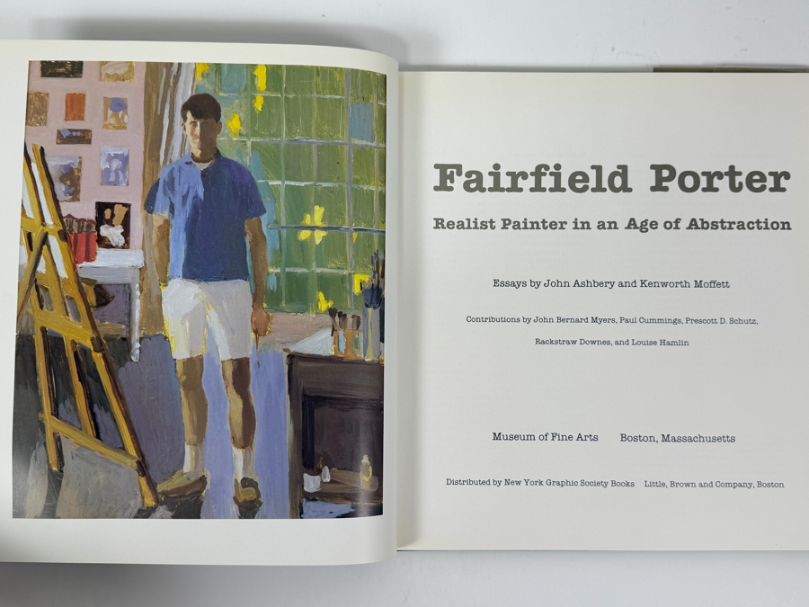 Hardcover Art Book Fairfield Porter: Realist Painter In An Age Of Abstraction 1982 [Photo 2]