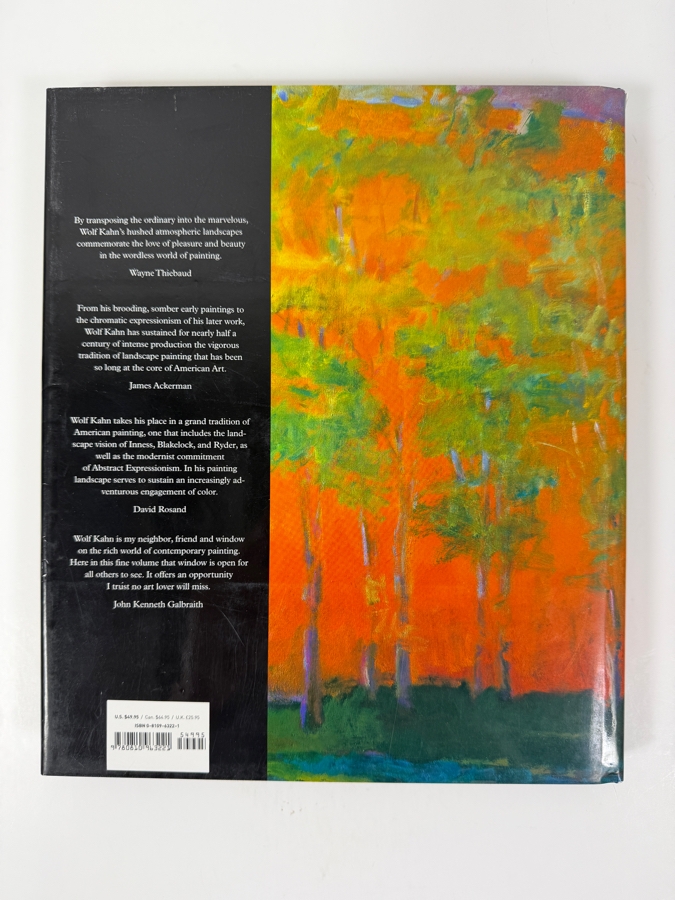 Hardcover Art Book Wolf Kahn By Justin Spring 1996 [Photo 6]