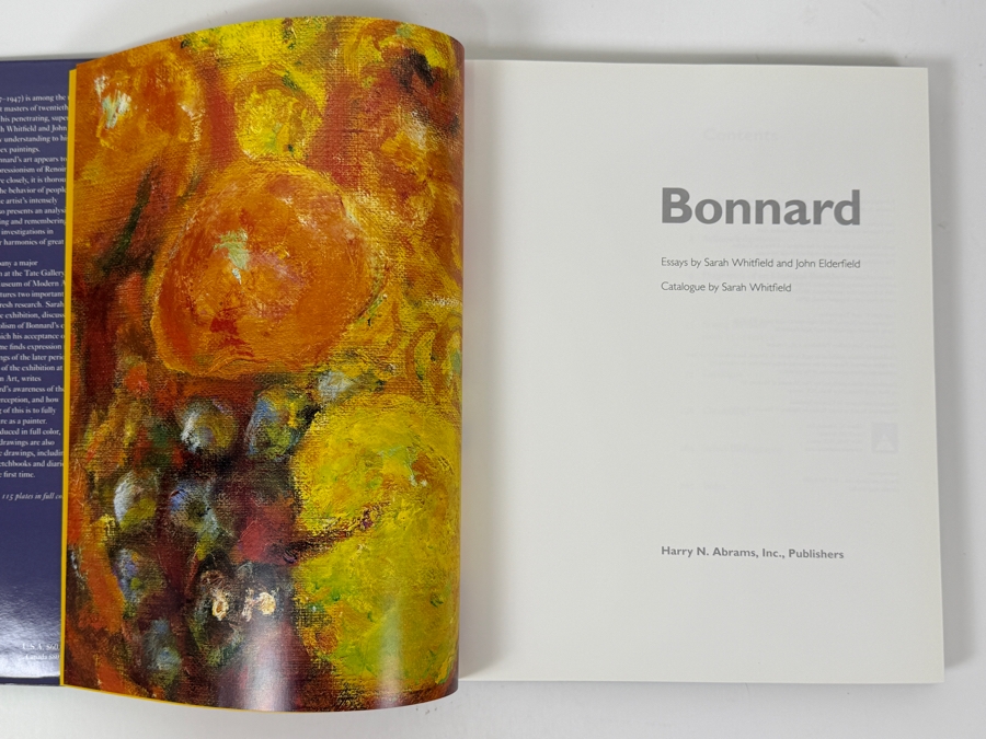 Hardcover Art Book Bonnard By Sarah Whitfield 1998 [Photo 4]